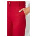 Trendyol Red Straight Trousers