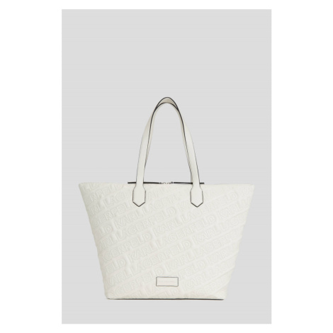 Kabelka Karl Lagerfeld K/Essential Kuilt Lg Tote Off White