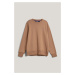 MIKINA GANT REG SHIELD C-NECK SWEAT WARM KHAKI