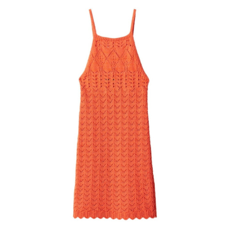 MANGO Letné šaty  oranžová