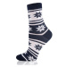 Unisex ponožky Italian Fashion S145D Alaska Tmavomodrá