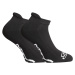 Ponožky Styx nízke čierne s bielym logom (HN960) M