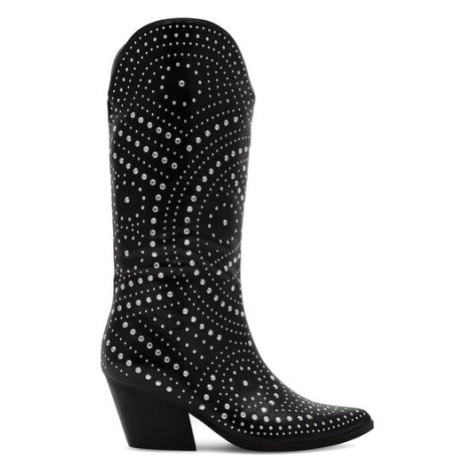 Jenny Fairy Kovbojské topánky LIZZY HY20228-11 Čierna