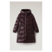 Bunda Woolrich Aliquippa Long Puffer Jacket Dark Brown