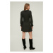 Trendyol Anthracite Buttoned Dress