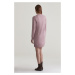 ŠATY GANT SUPERFINE LAMBSWOOL DRESS DUSTY PINK