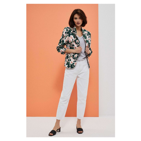 Jacket with a floral print Moodo