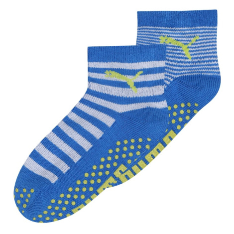 PUMA Ponožky  modrá / žltá / svetlosivá
