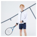 Chlapčenská ľahká pružná tenisová bunda TJK Ergols biela