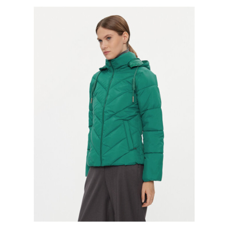 Silvian Heach Zimné bundy GPA23017PI Zelená Regular Fit