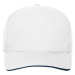 Myrtle beach Unisex šiltovka MB6238 White