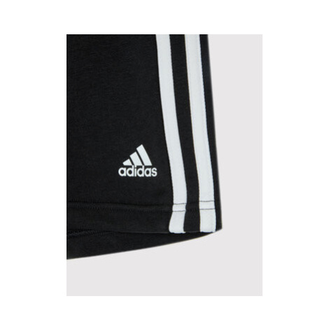 Adidas Športové kraťasy Essentials 3-Stripes GN4057 Čierna Slim Fit