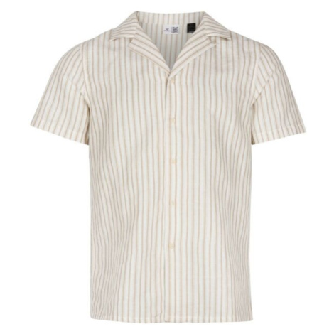 O'Neill BEACH SHIRT Pánska košeľa s krátkym rukávom, béžová, veľkosť