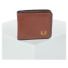 Fred Perry  COATED POLYESTER BILLFOLD WALL  Peňaženky Hnedá