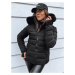 Women's quilted winter jacket VERSES black Dstreet