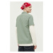 Bavlnená košeľa Hollister Co. pánska, zelená farba, regular
