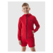 Boys' Sweatshirt Zipped Up 4F Hoodie - Red