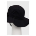 Bavlnený klobúk Quiksilver čierna farba, bavlnený