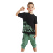 mshb&g Dozer On The Road Boy T-shirt Capri Shorts Set