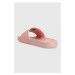 Šľapky Tommy Hilfiger TH MONOGRAM POOL SLIDE dámske, ružová farba, FW0FW06987