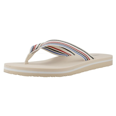 Tommy Hilfiger  TH STRIPES BEACH SANDAL  Žabky Béžová