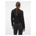 Čierna dámska bunda v semišovej úprave Vero Moda Jose