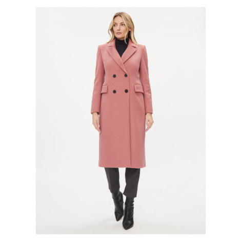 Please Prechodný kabát K493OANNIK Ružová Regular Fit