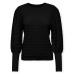 Only  Noos Faye Life Knit - Black  Svetre Čierna