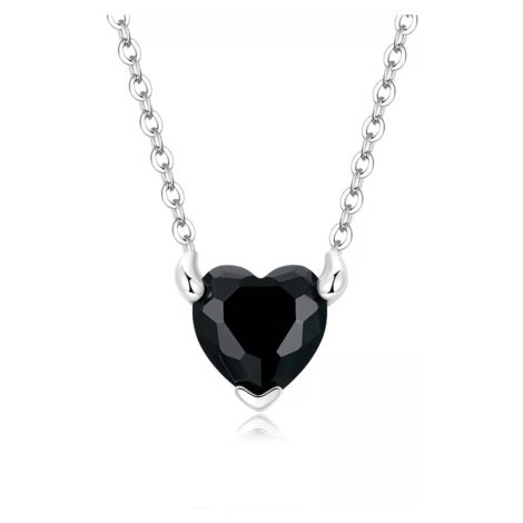 Linda's Jewelry Strieborný náhrdelník Black Devil Ag 925/1000 INH204