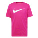 Nike Sportswear Tričko 'Swoosh'  ružová / biela