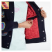 GUESS Patch Bomber Jacket Navy