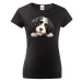 Dámské tričko s potlačou Portugalský vodný pes - tričko pre milovníkov psov