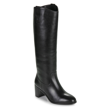 Lauren Ralph Lauren  CARLA-BOOTS-TALL BOOT  Čižmy do mesta Čierna