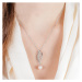 Morellato Romantický náhrdelník s pravou perlou Foglia AKH11