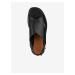 Čierne dámske kožené sandálky Geox Spherica