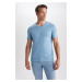 DEFACTO Slim Fit V-Neck Basic 100% Cotton T-Shirt