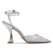 Stuart Weitzman Sandále Glamxcrve100wrppmp Priehľadná