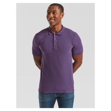 Iconic Polo Friut of the Loom Purple Men's T-shirt Fruit of the loom