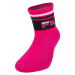 Dievčenské ponožky do inline korčúľ FILA 3 PACK-GIRLS-F6114N SOCKS-805 FLOWER