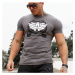 Pánske fitness tričko Iron Aesthetics Triumph, Sivé