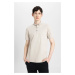 DEFACTO Slim Fit Short Sleeve Basic Polo Shirt