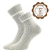Voxx Civetta Dámske merino pletené ponožky BM000003551400102109 svetlo šedá melé