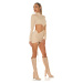 Sexy Koucla ruched Minidress with Cut-Out white Einheitsgroesse