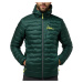 Tmavozelená pánska prešívaná bunda Jack Wolfskin Passamani Down Hoody A61831-4161