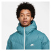 Nike NSW SF WINDRUNNER HD JKT M Pánska zateplená bunda, tyrkysová, veľkosť