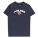 Jack & Jones Junior Tričko 'OUNCE'  námornícka modrá / svetločervená / biela