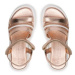 Tommy Hilfiger Sandále Stripes Velcro Sandal T4A2-32771-1372 M Zlatá