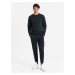 Ombre BASIC men's cotton sweatshirt set unbuttoned sweatshirt + joggers