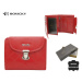 Dámske peňaženky [DH] Dámska kožená peňaženka R RD 19 GCL červená jedna