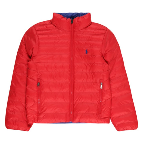 Polo Ralph Lauren Prechodná bunda 'TERRA'  modrá / červená